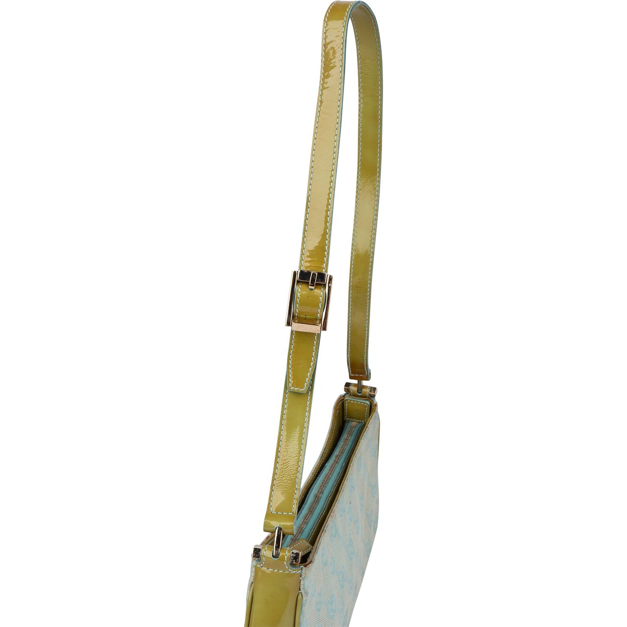 Gucci Gucci GG Monogram Shoulder Bag Blauw