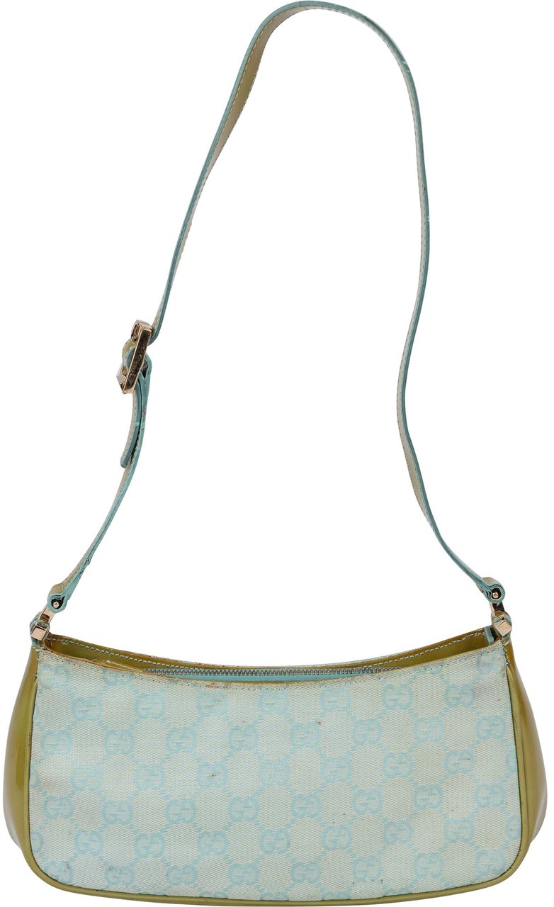 Gucci Gucci GG Monogram Shoulder Bag Blauw