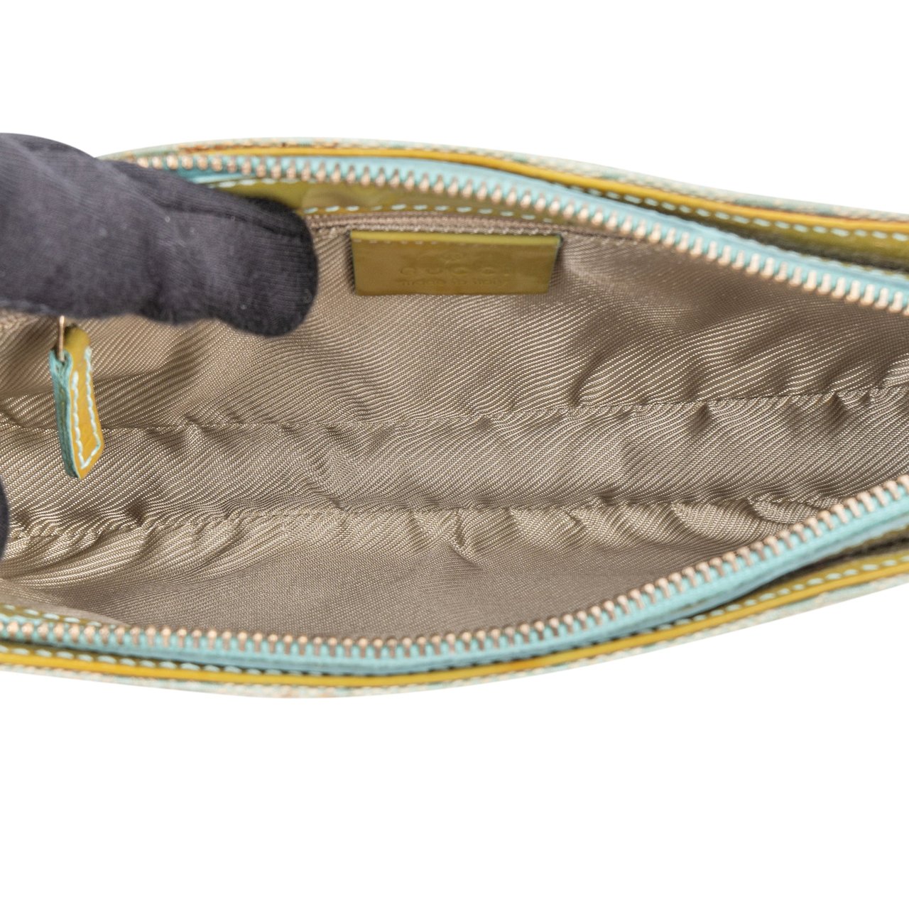 Gucci Gucci GG Monogram Shoulder Bag Blauw