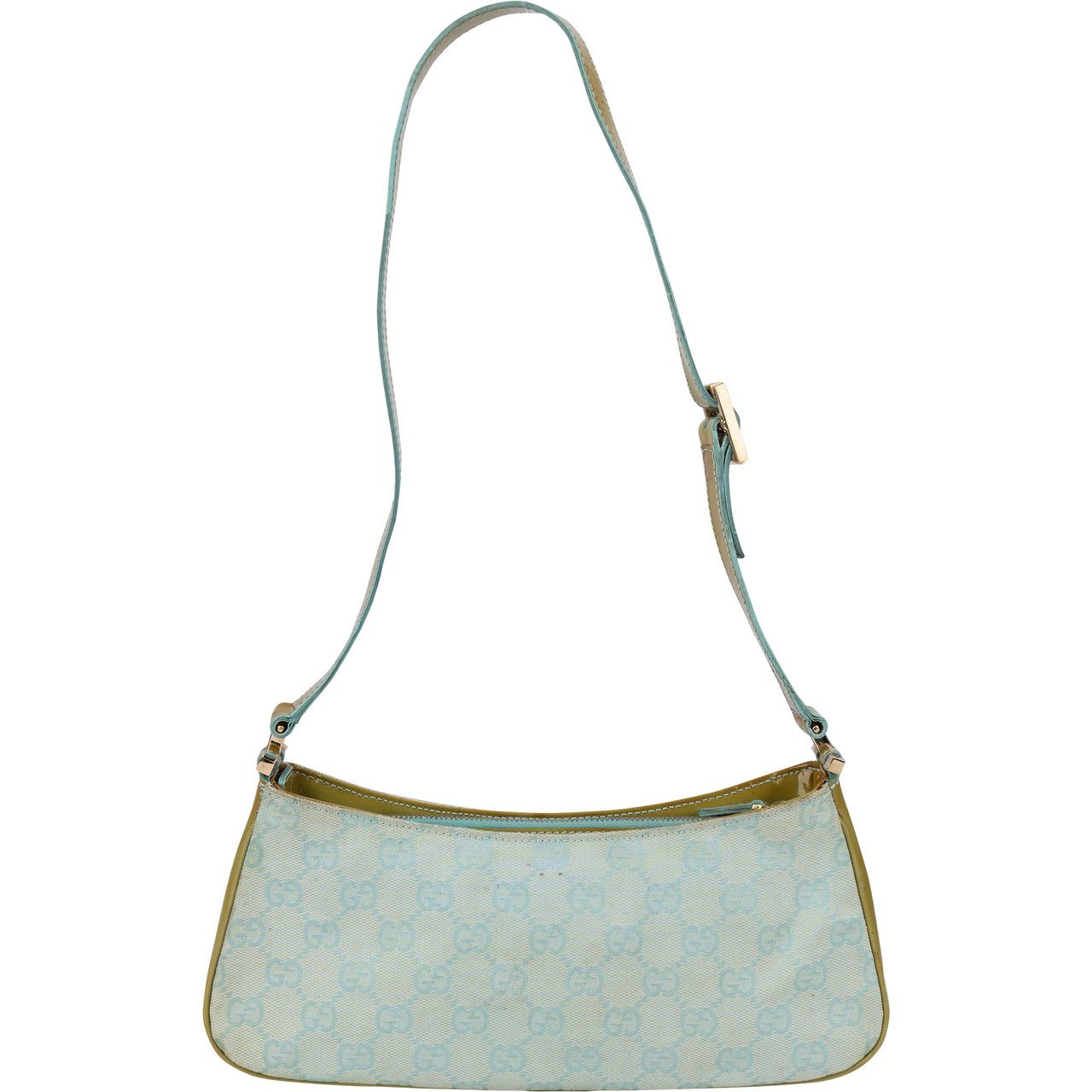 Gucci Gucci GG Monogram Shoulder Bag Blauw