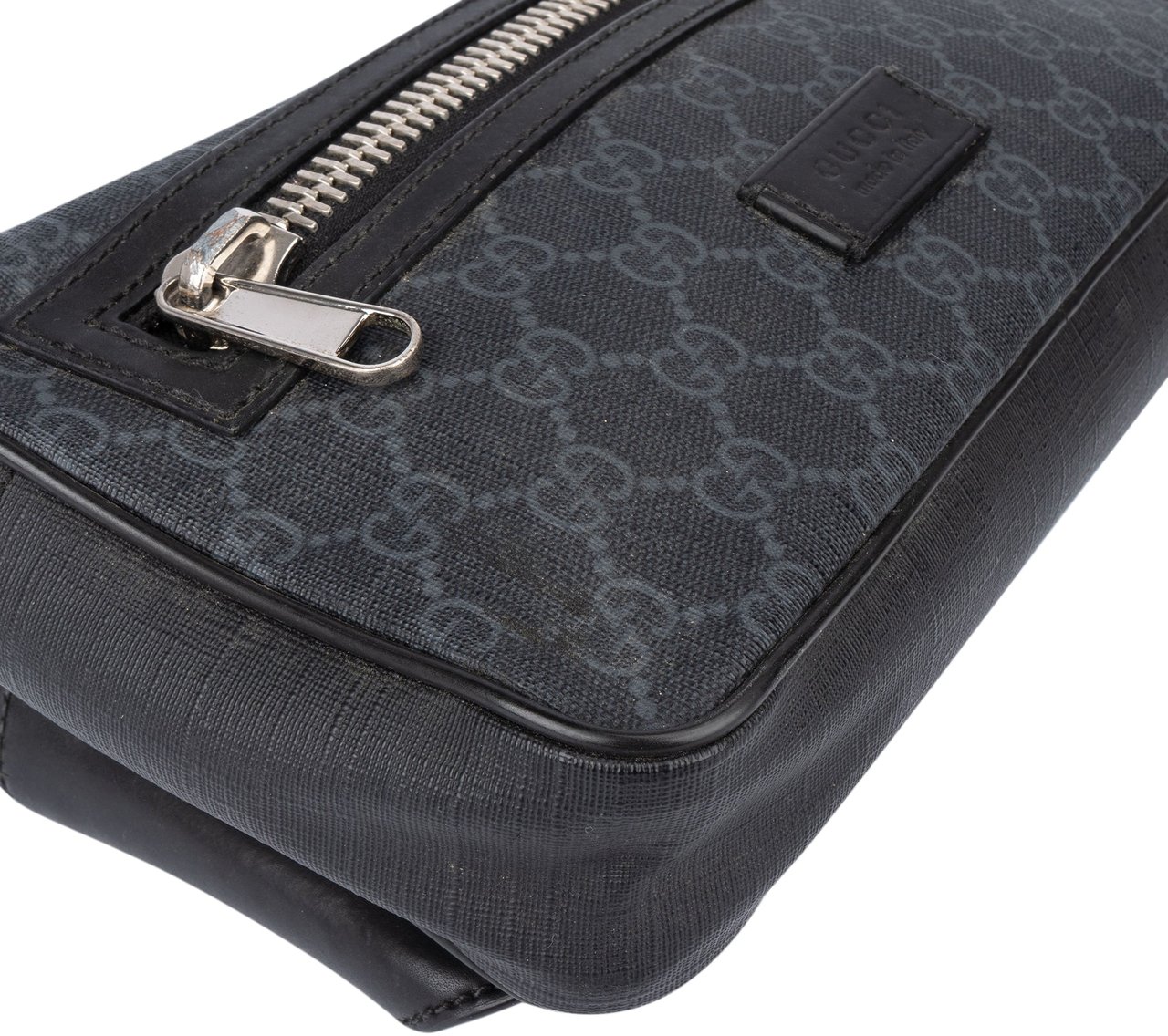 Gucci Gucci GG Web Monogram Bumbag Zwart
