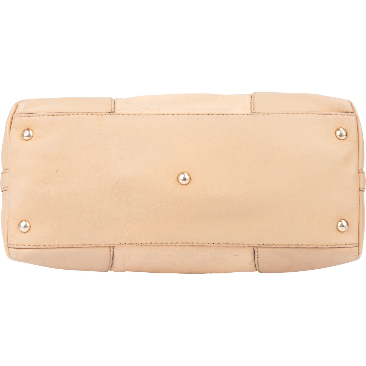Gucci Gucci Leather GG New Britt Hobo Bag Beige
