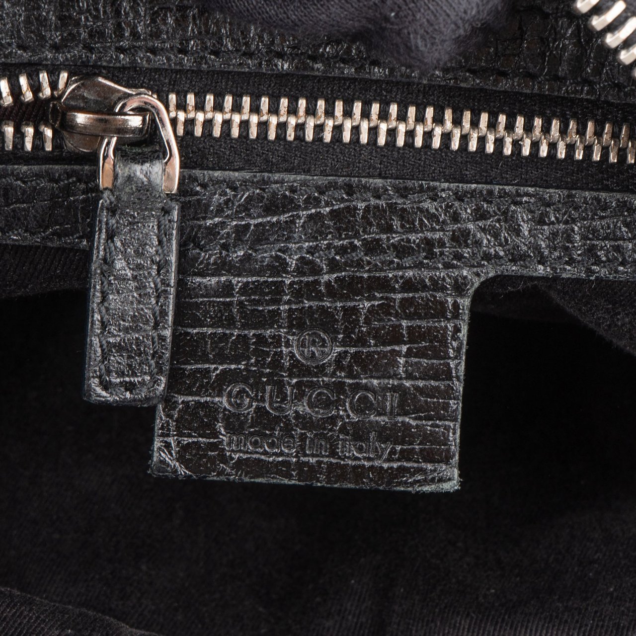 Gucci Gucci GG Monogram Horsebit Handbag Zwart
