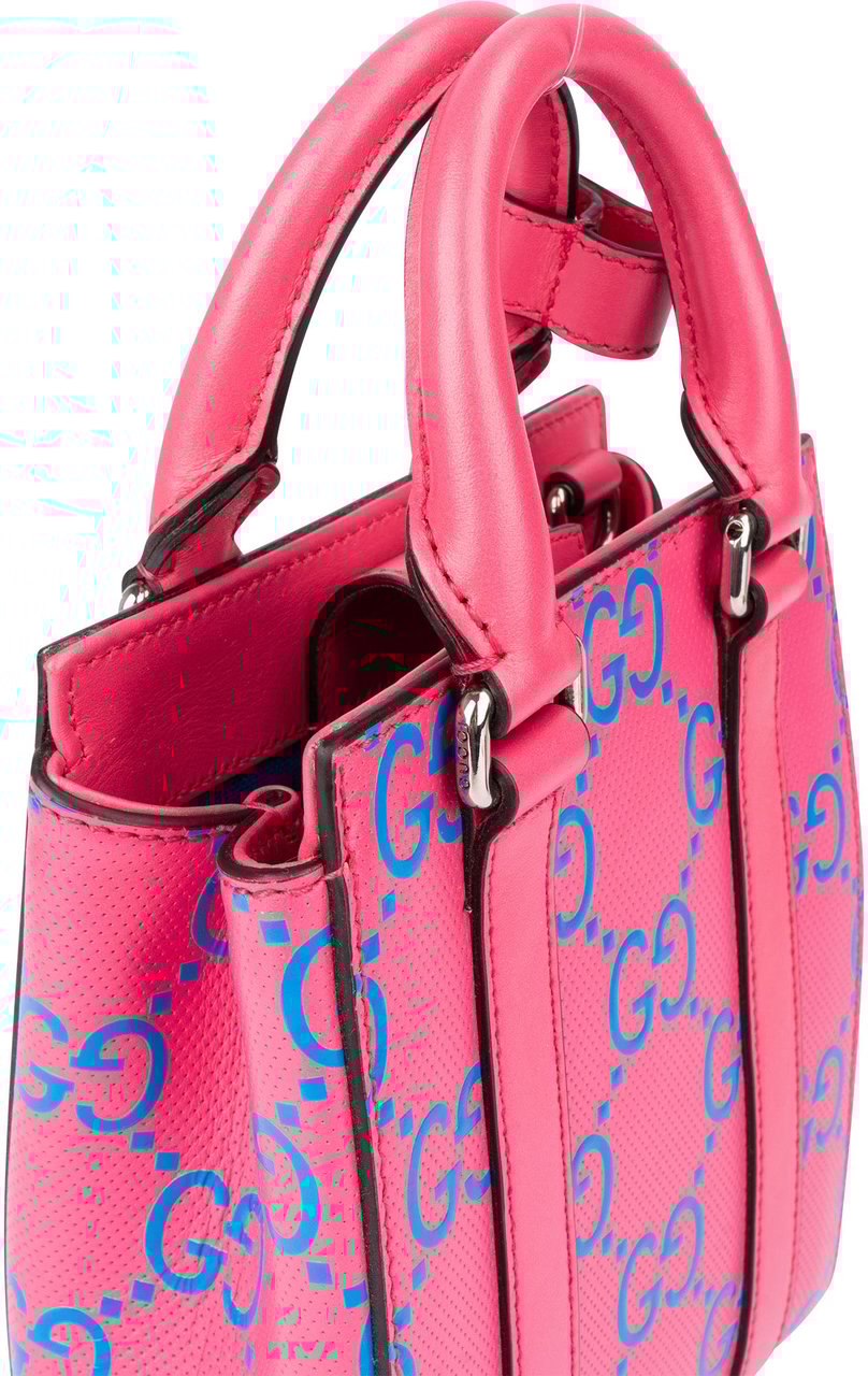 Gucci Gucci GG Tennis Monogram Mini Handbag Roze