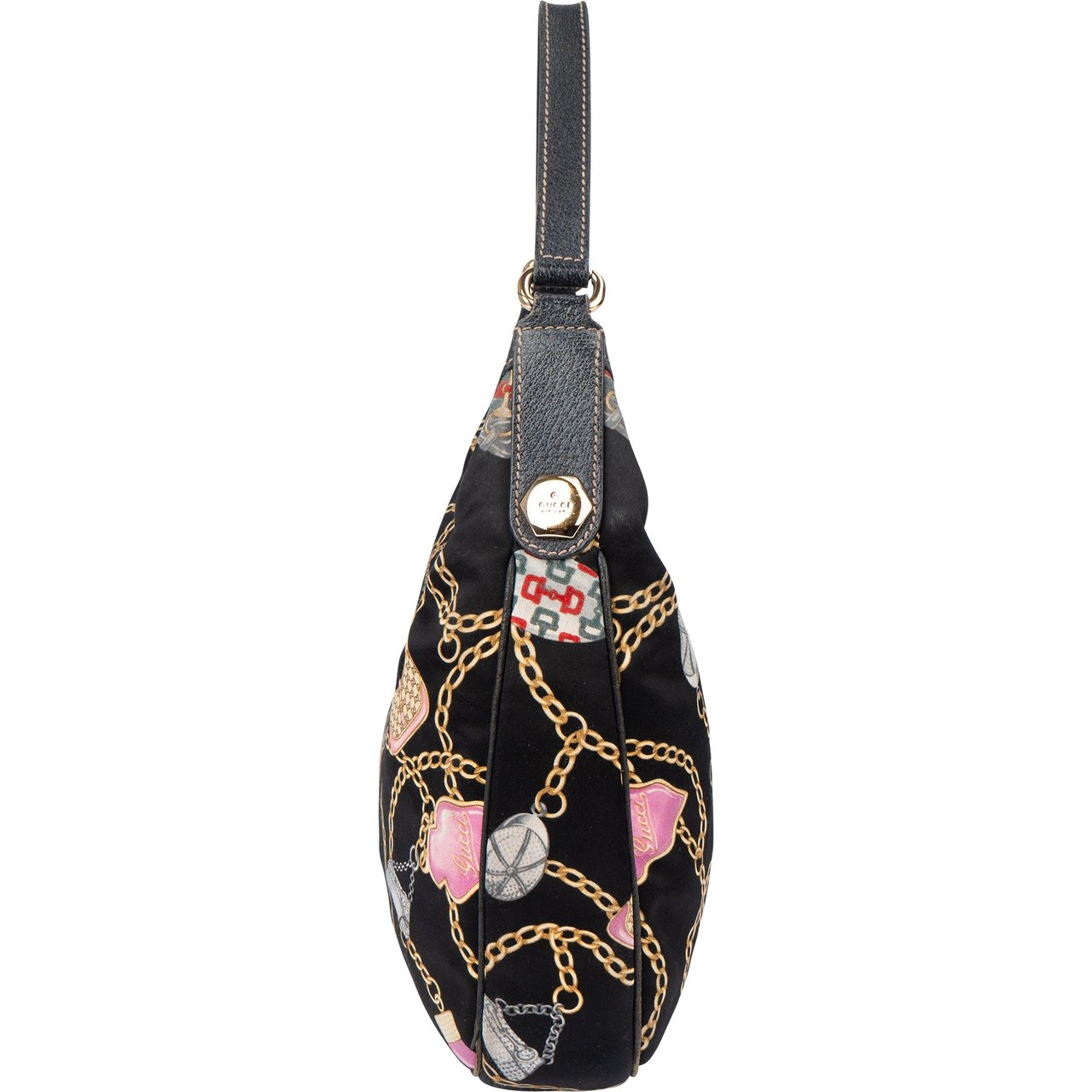 Gucci Gucci Limited Charmy Monogram Shoulder Bag Zwart