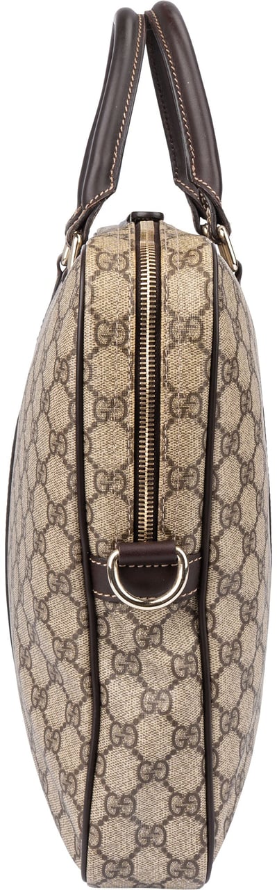 Gucci Classic GG Monogram Business Handbag Bruin
