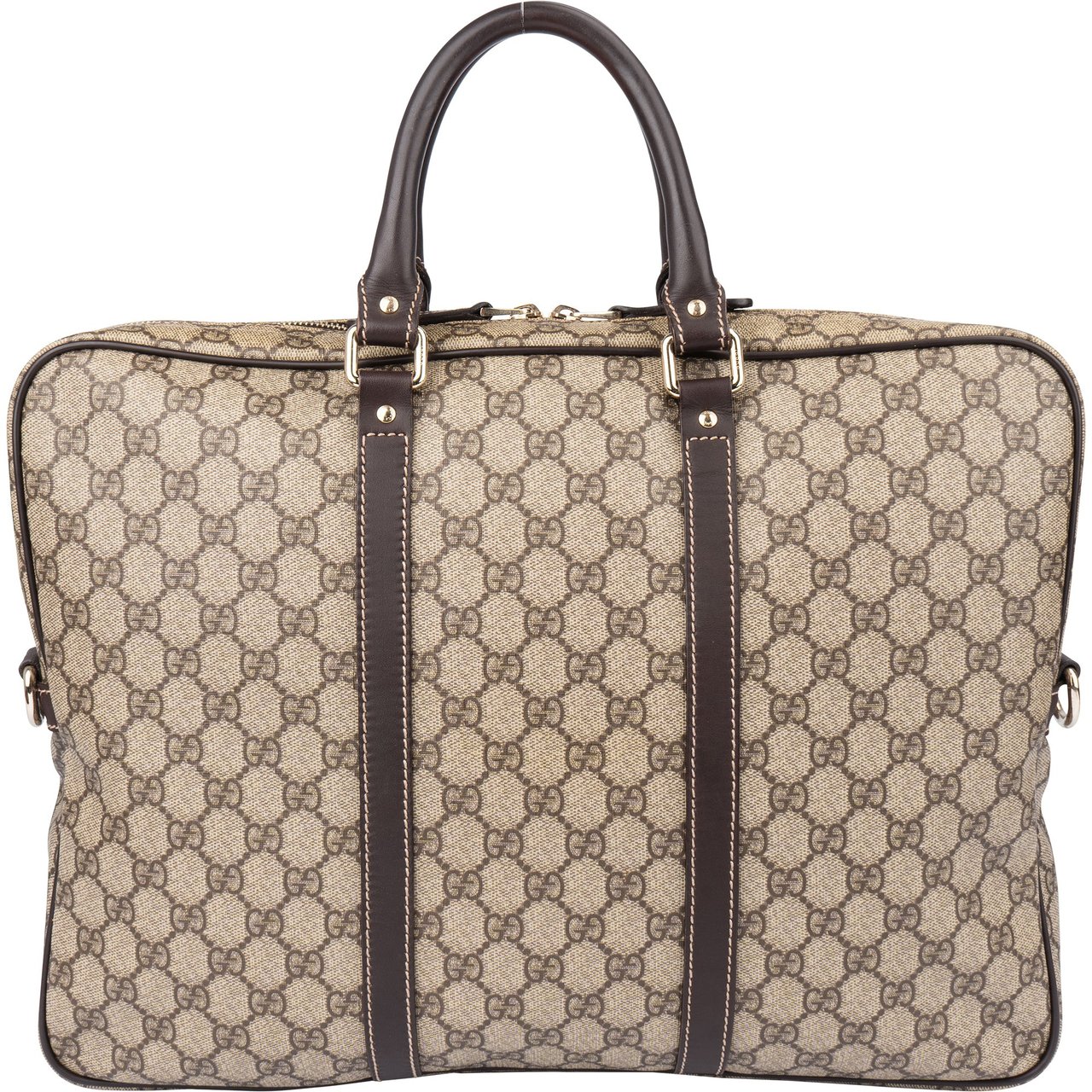 Gucci Classic GG Monogram Business Handbag Bruin