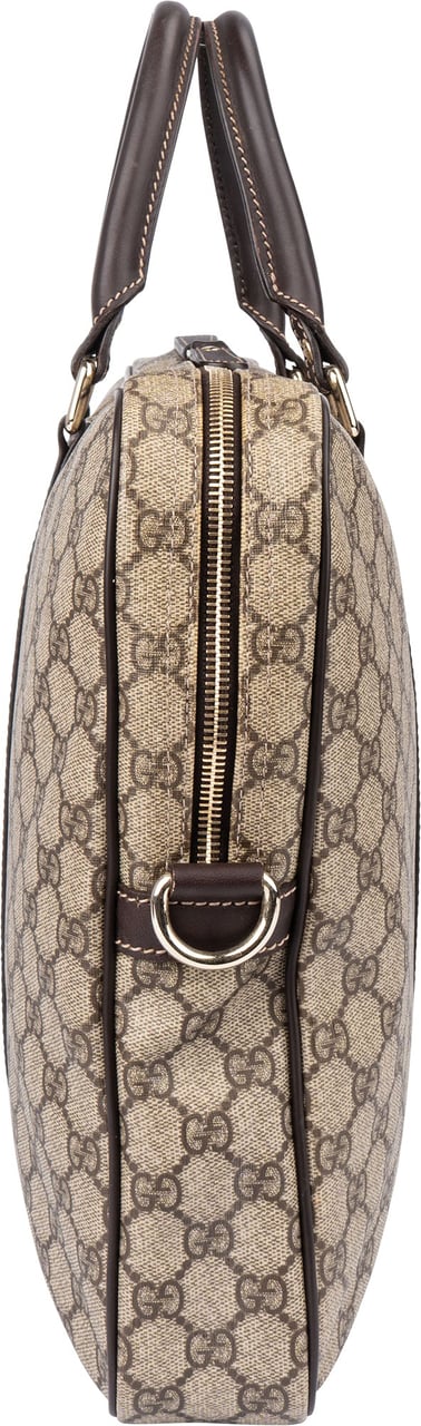 Gucci Classic GG Monogram Business Handbag Bruin