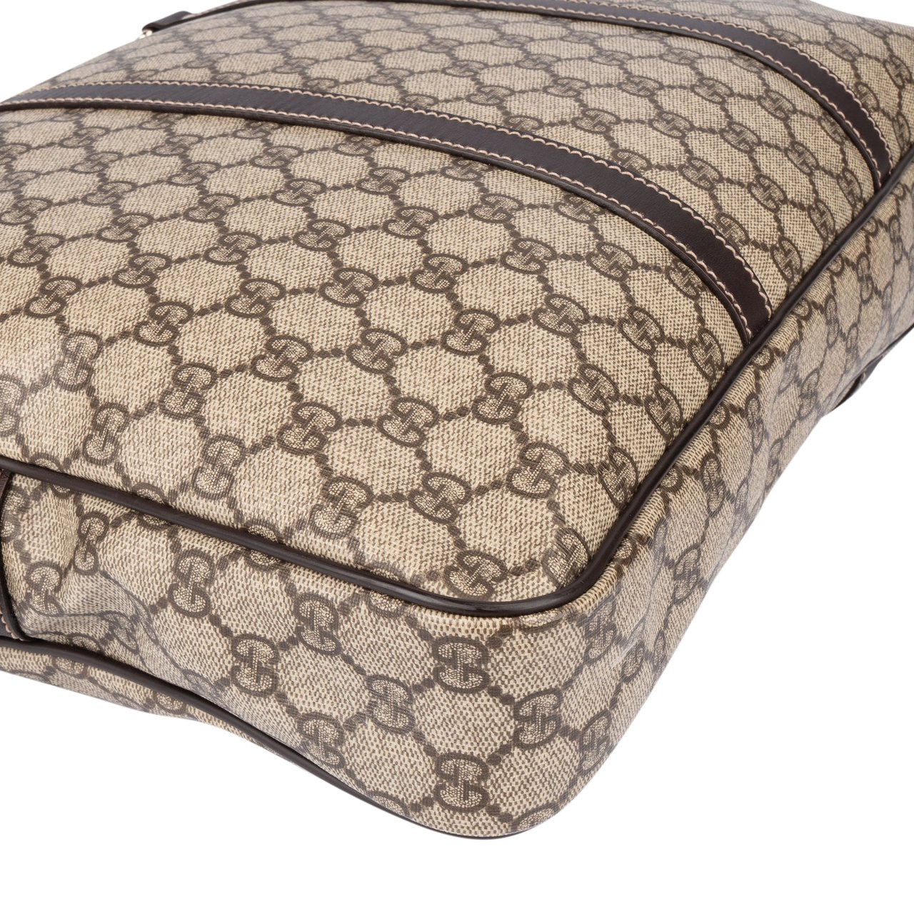 Gucci Gucci Classic GG Monogram Business Handbag Bruin
