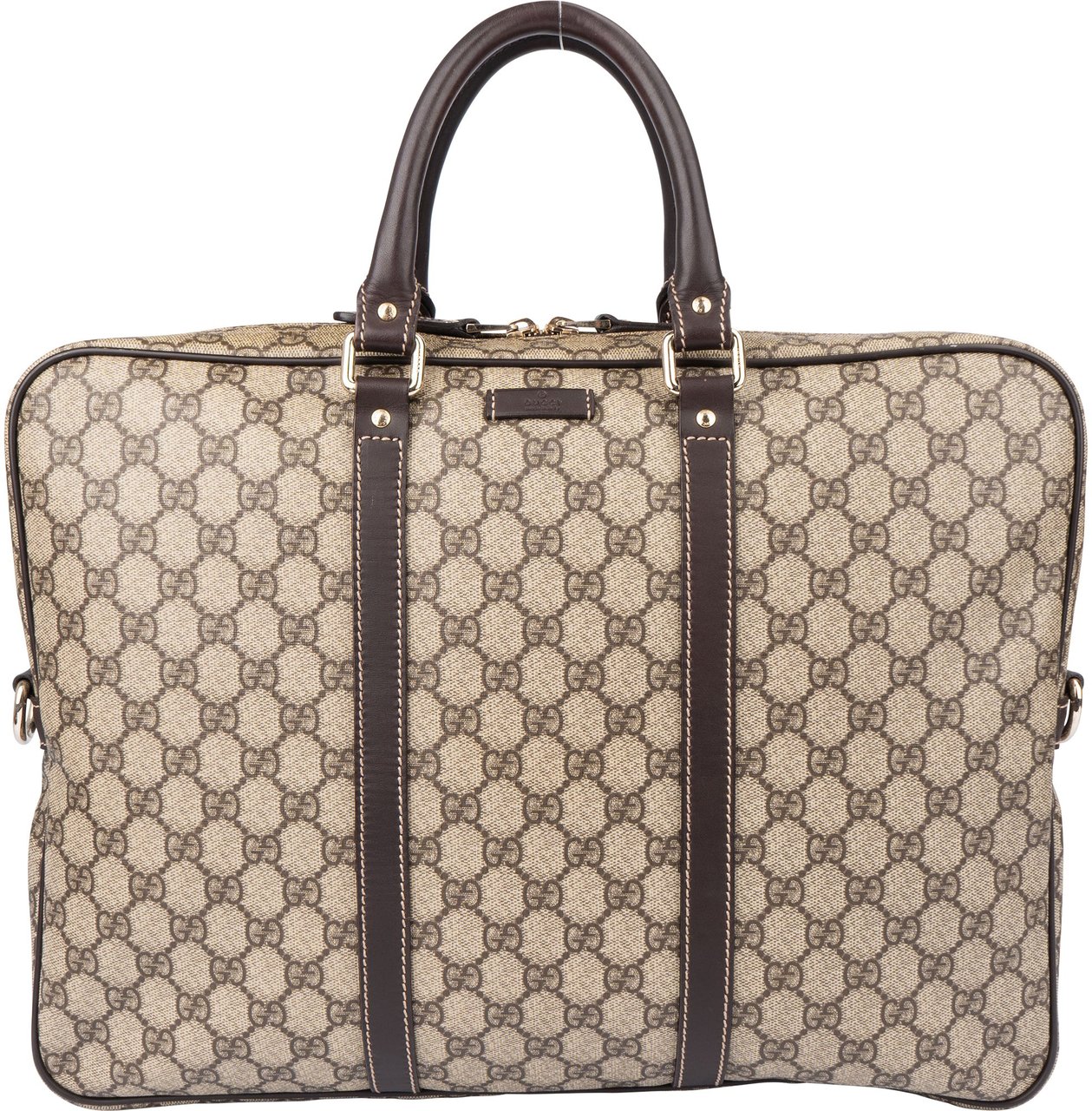 Gucci Classic GG Monogram Business Handbag Bruin