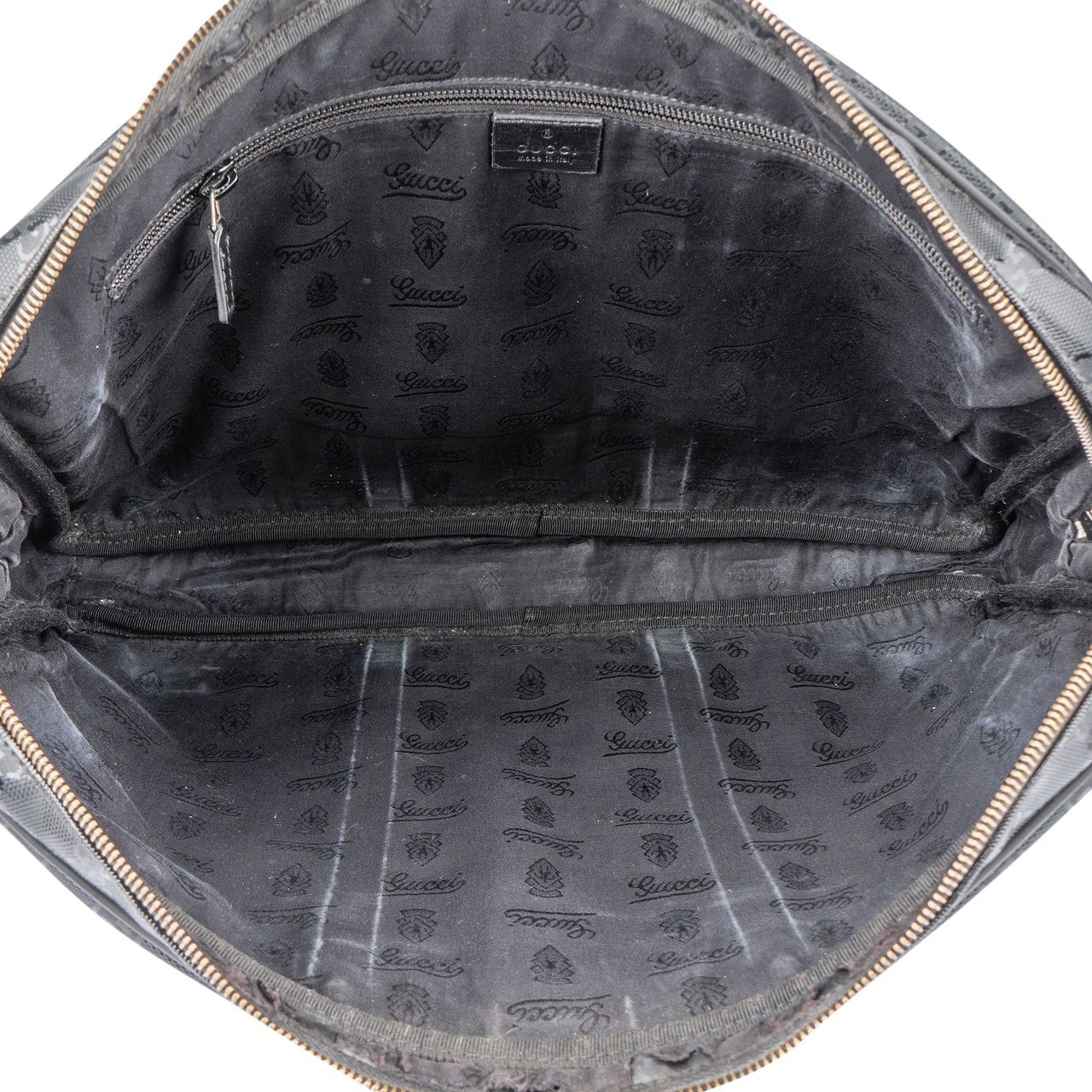 Gucci Gucci Imprime GG Monogram Business Handbag Zwart