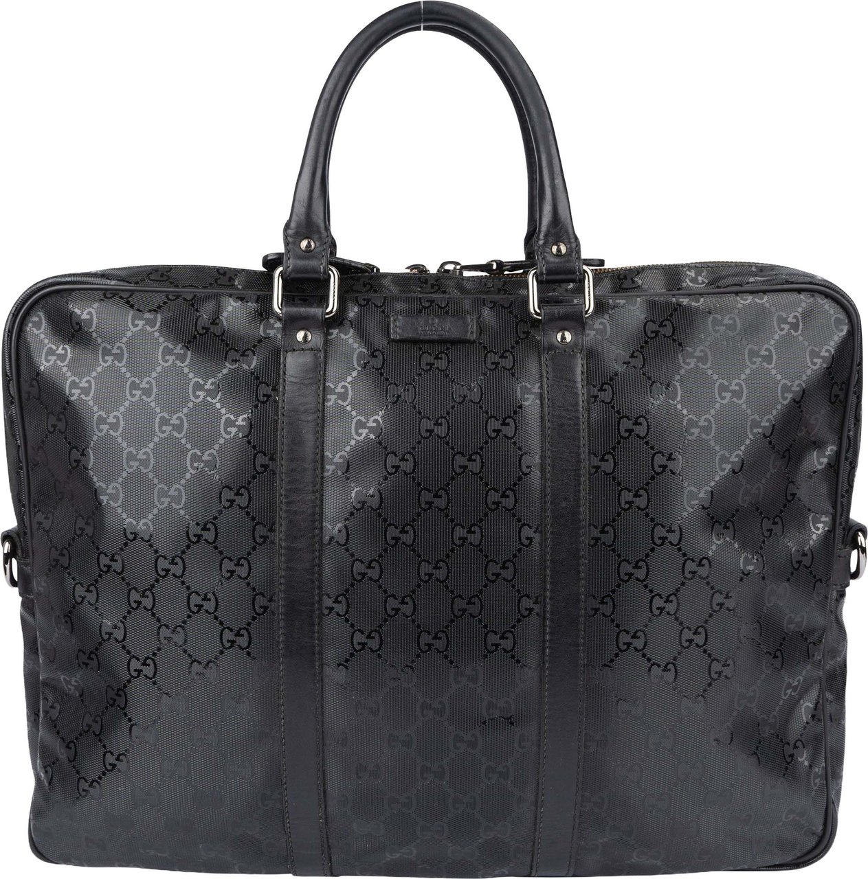 Gucci Gucci Imprime GG Monogram Business Handbag Zwart