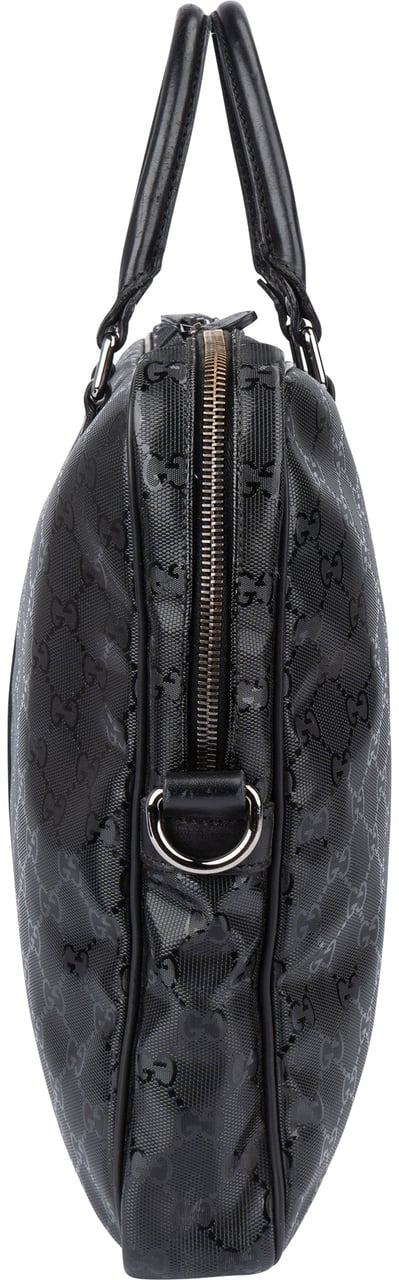 Gucci Gucci Imprime GG Monogram Business Handbag Zwart