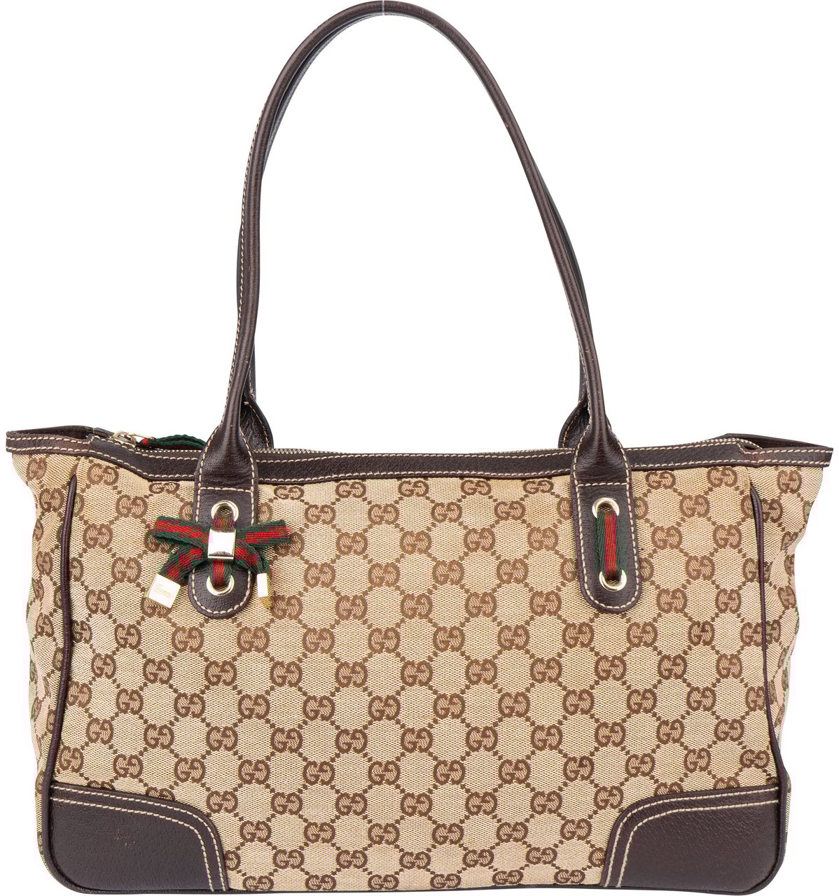 Gucci Gucci GG Monogram Princy Handbag Bruin