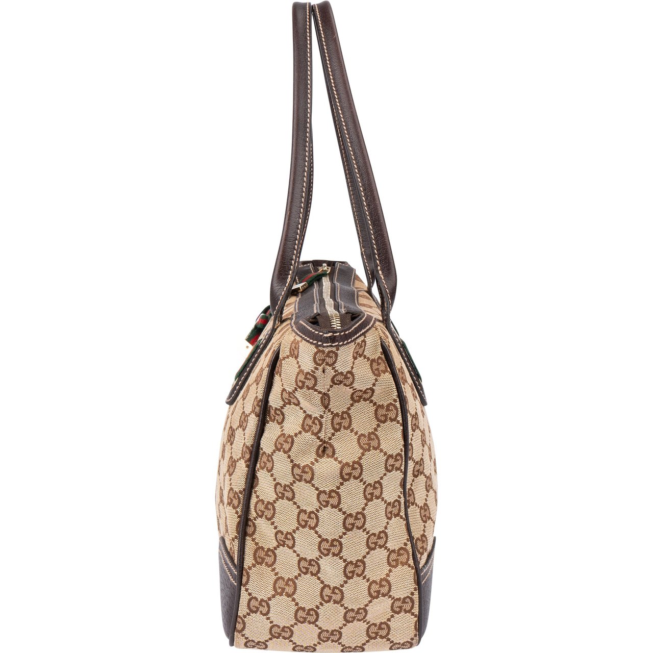 Gucci Gucci GG Monogram Princy Handbag Bruin