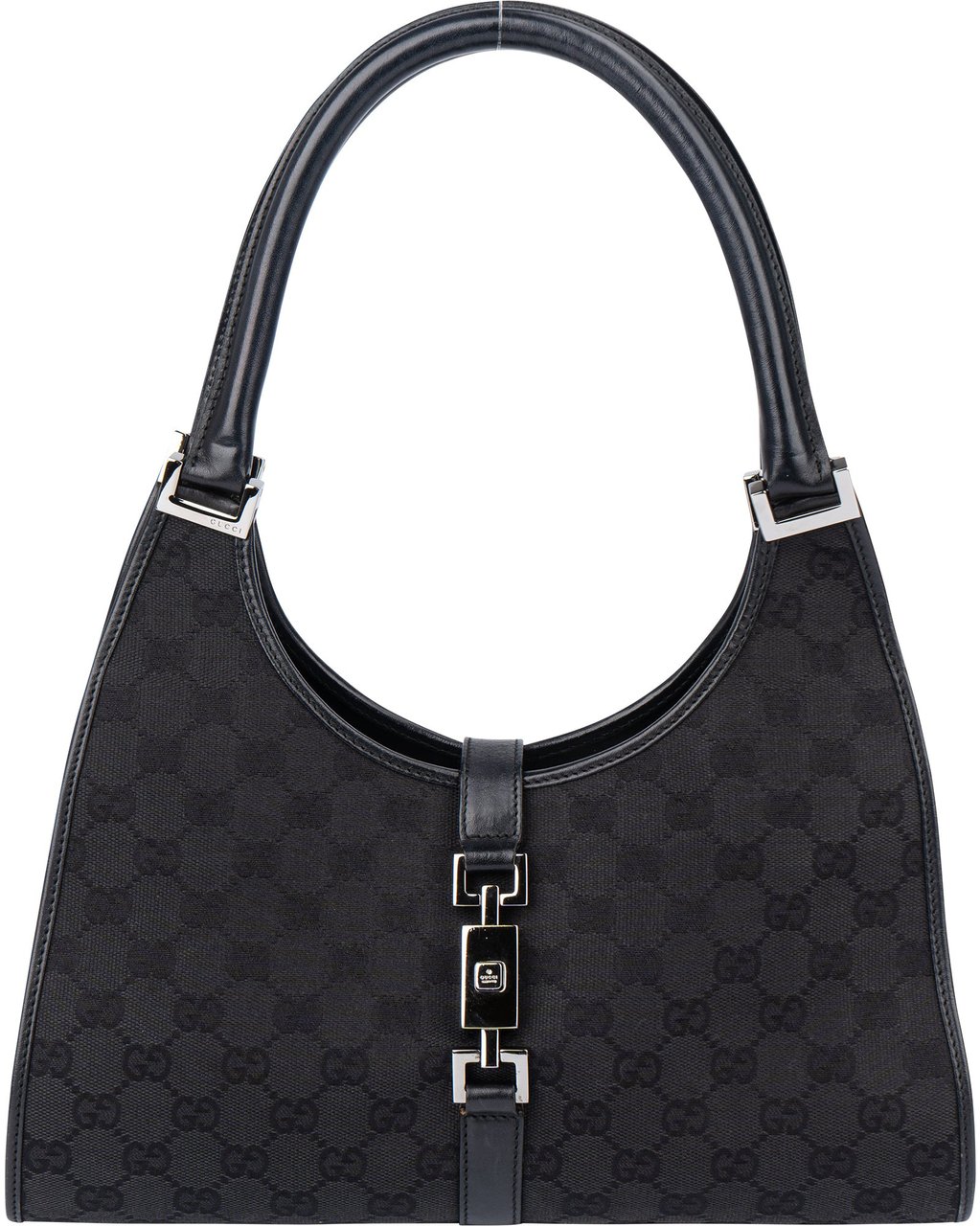 Gucci Gucci GG Monogram Jackie Handbag Zwart