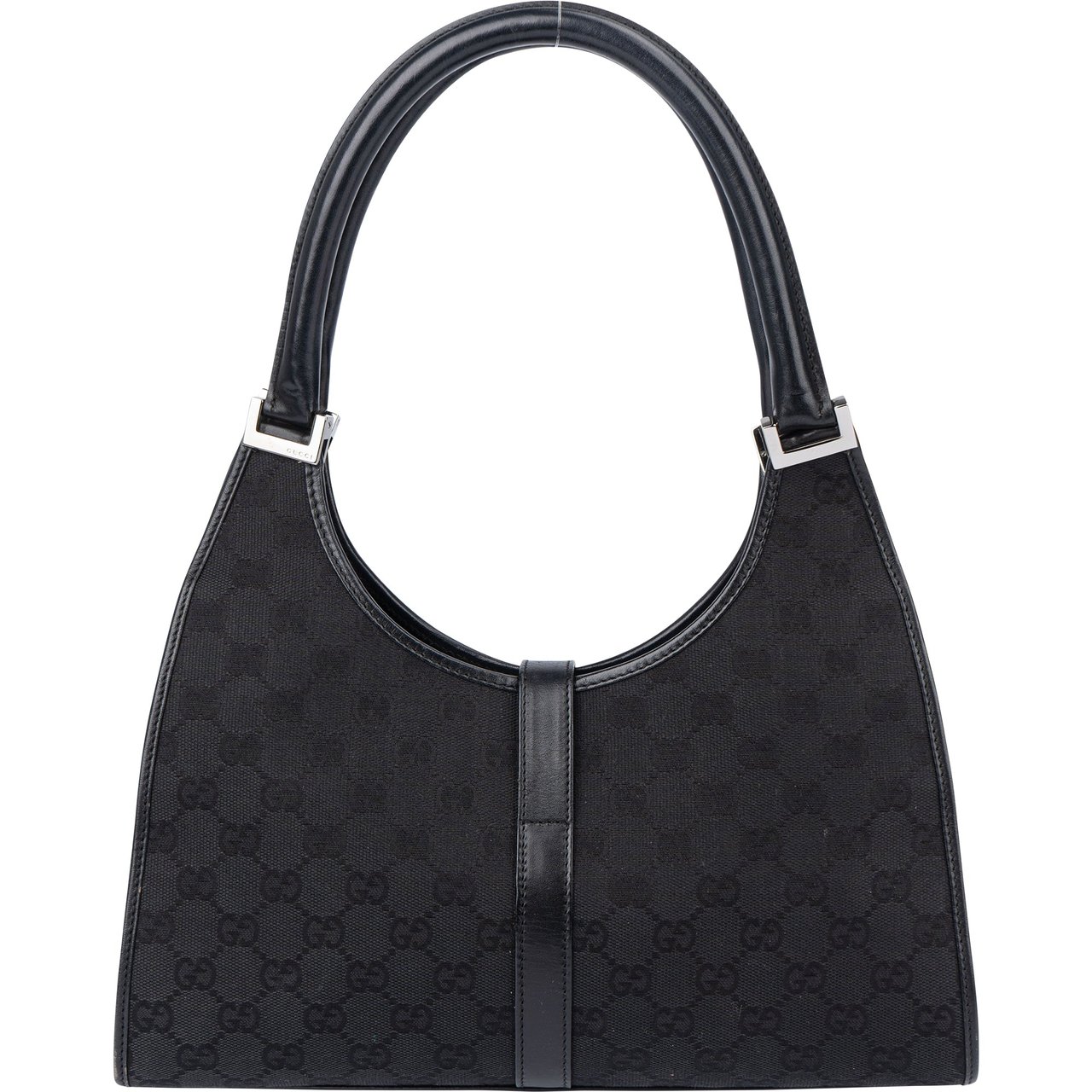Gucci Gucci GG Monogram Jackie Handbag Zwart
