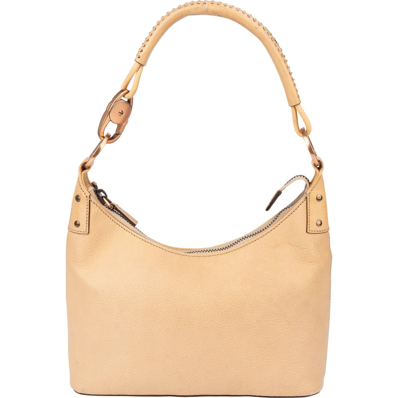 Gucci Gucci Classic Leather Hobo Bag Beige
