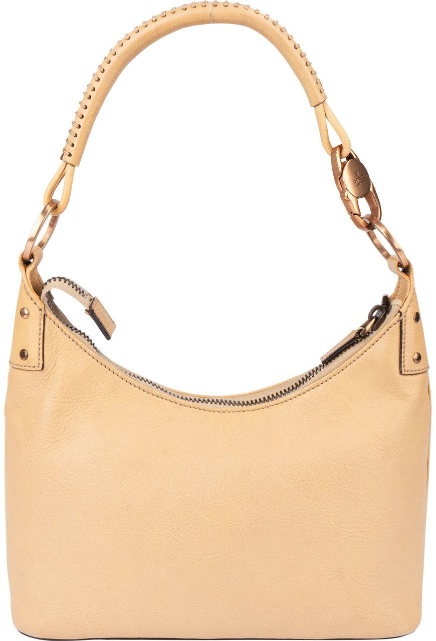 Gucci Gucci Classic Leather Hobo Bag Beige