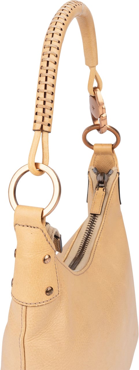 Gucci Classic Leather Hobo Bag Beige