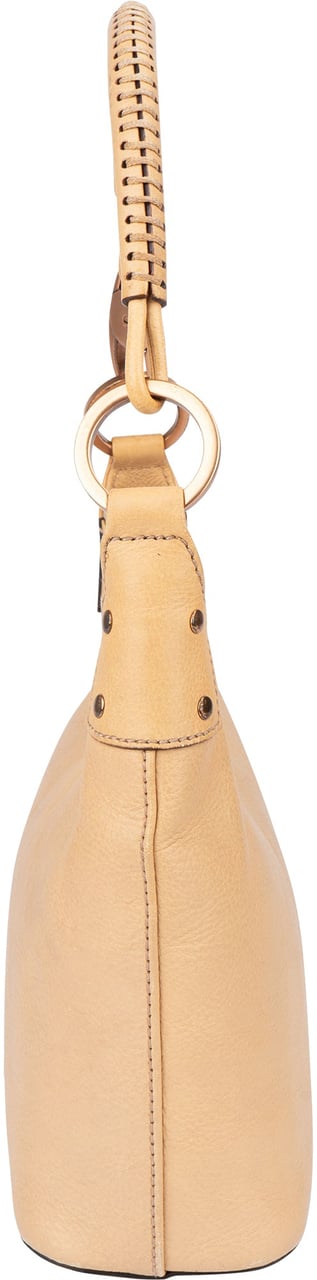 Gucci Classic Leather Hobo Bag Beige