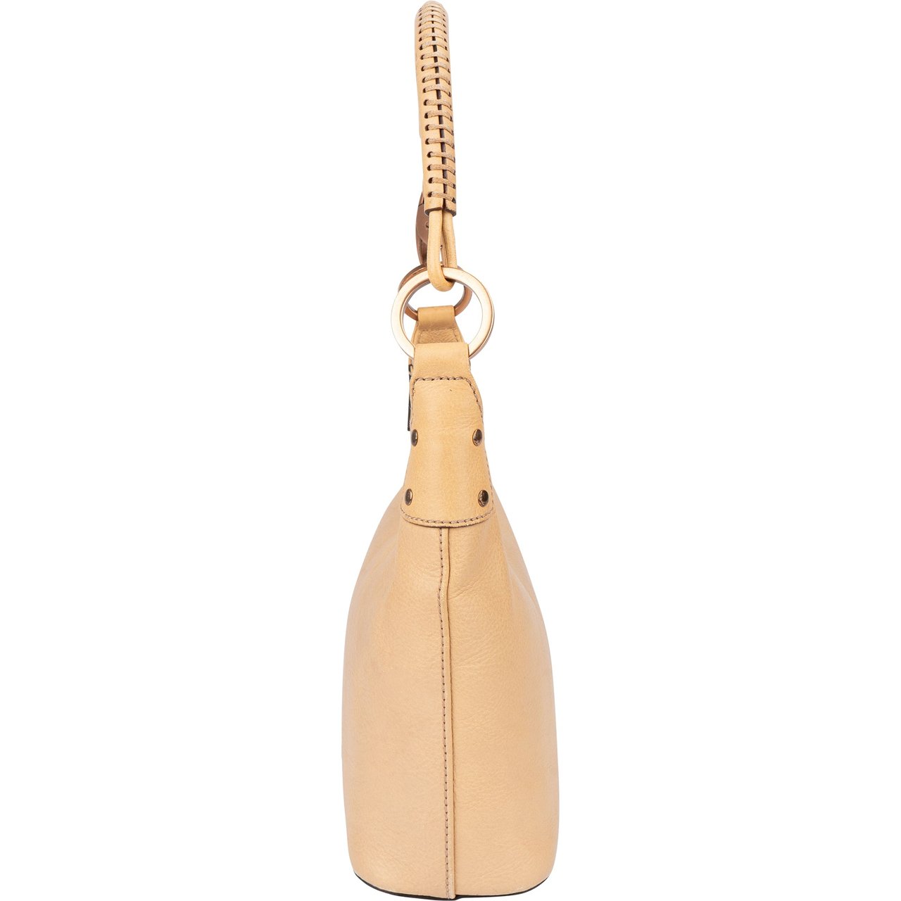 Gucci Gucci Classic Leather Hobo Bag Beige