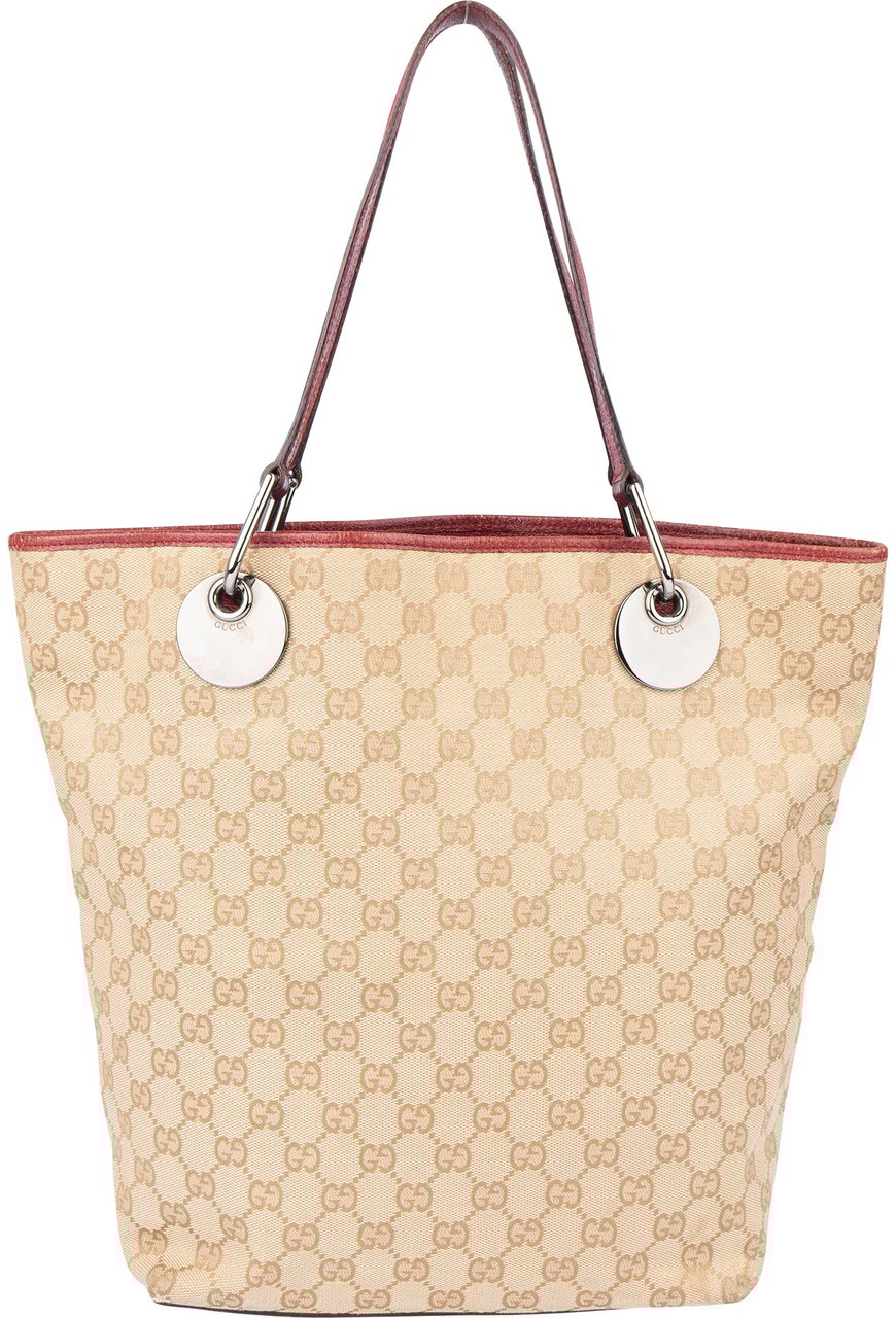 Gucci Gucci GG Monogram Eclipse Handbag Beige