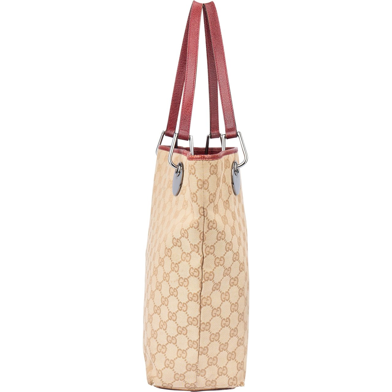 Gucci Gucci GG Monogram Eclipse Handbag Beige