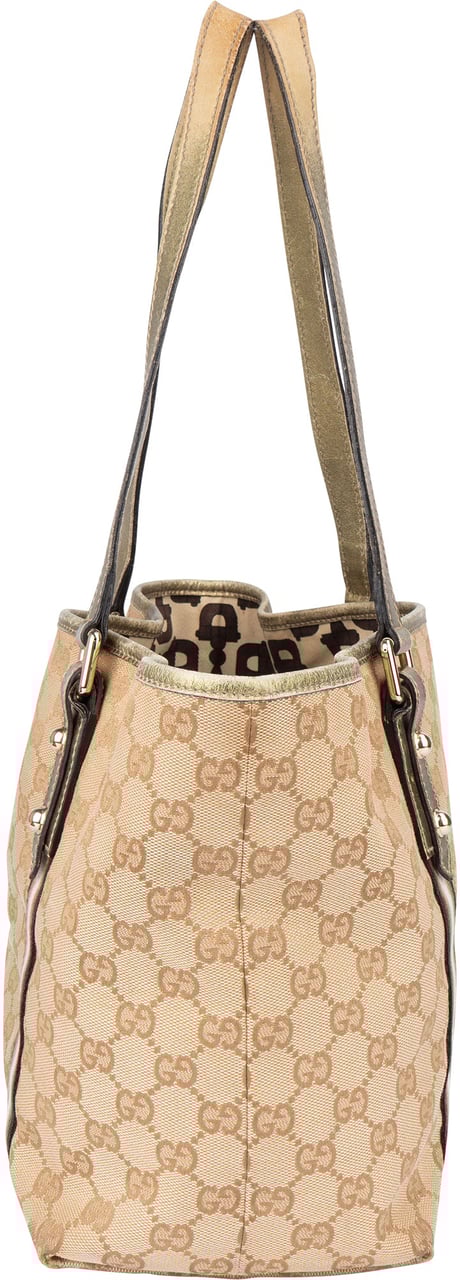 Gucci Gucci GG Monogram Jolicoeur Handbag Beige