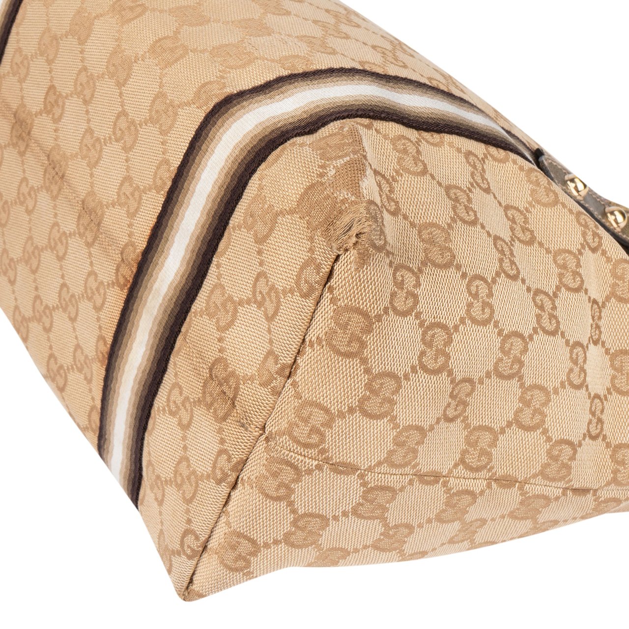 Gucci Gucci GG Monogram Jolicoeur Handbag Beige