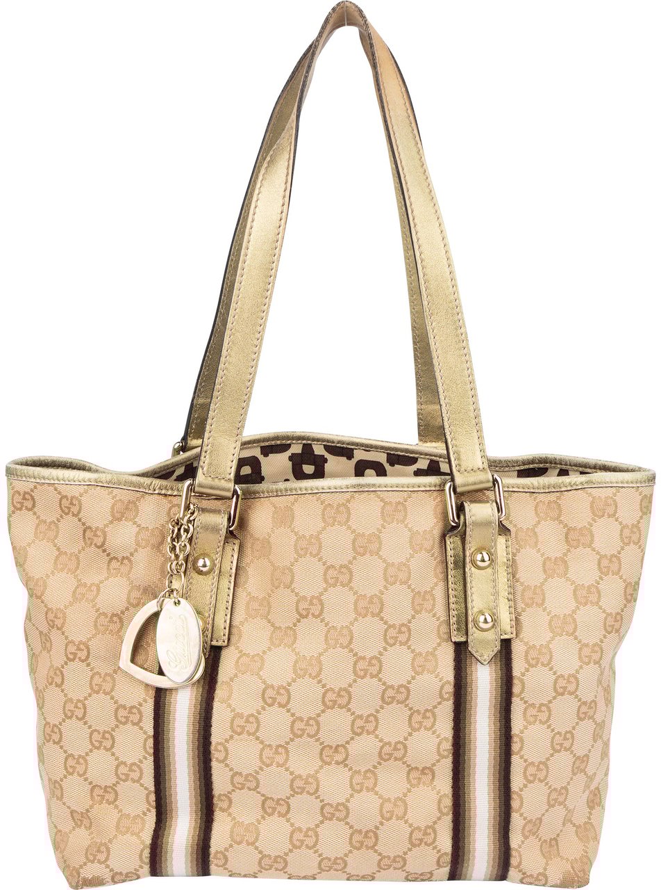 Gucci Gucci GG Monogram Jolicoeur Handbag Beige