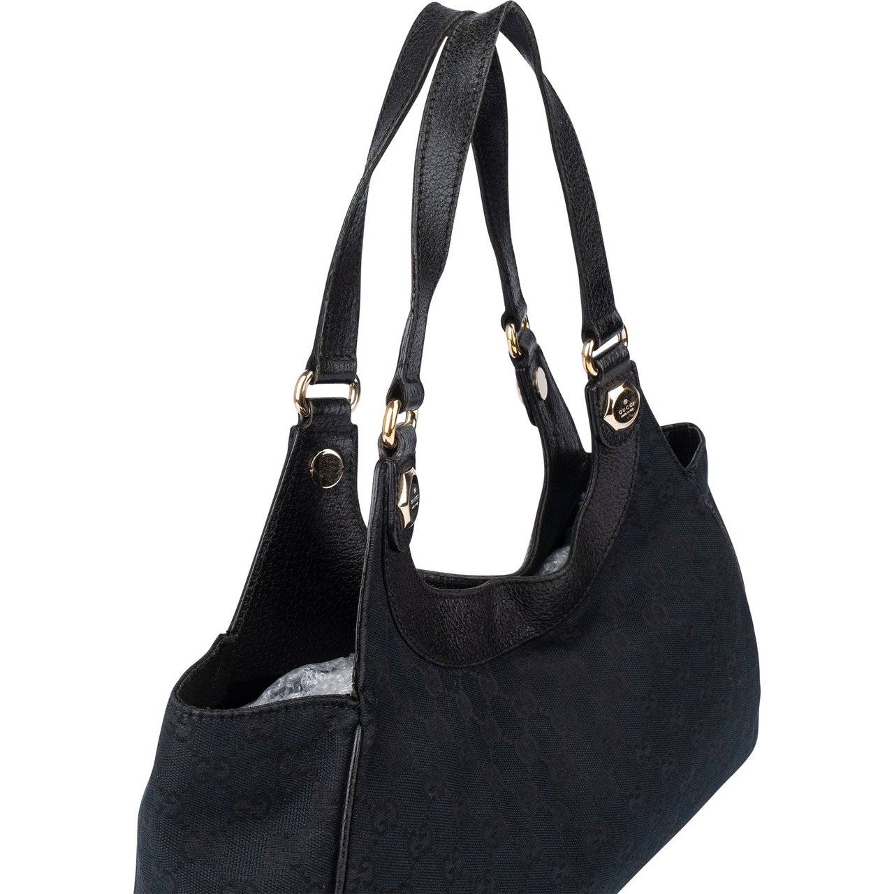 Gucci Gucci GG Monogram Handbag Zwart