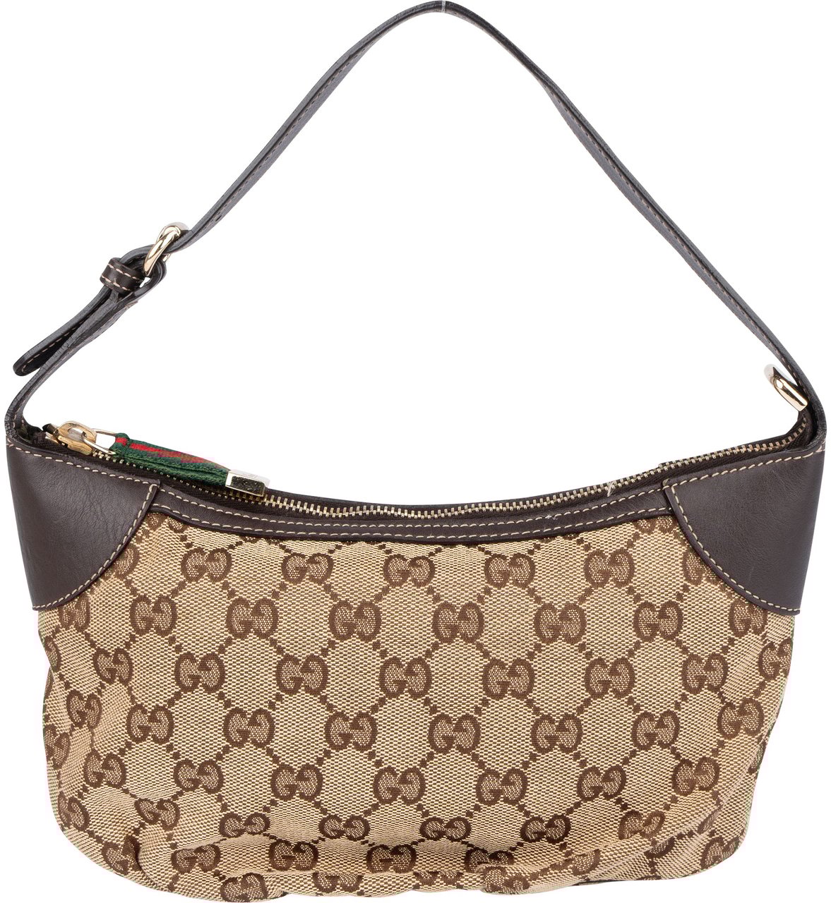 Gucci Gucci GG Monogram Mini Princy Handbag Bruin