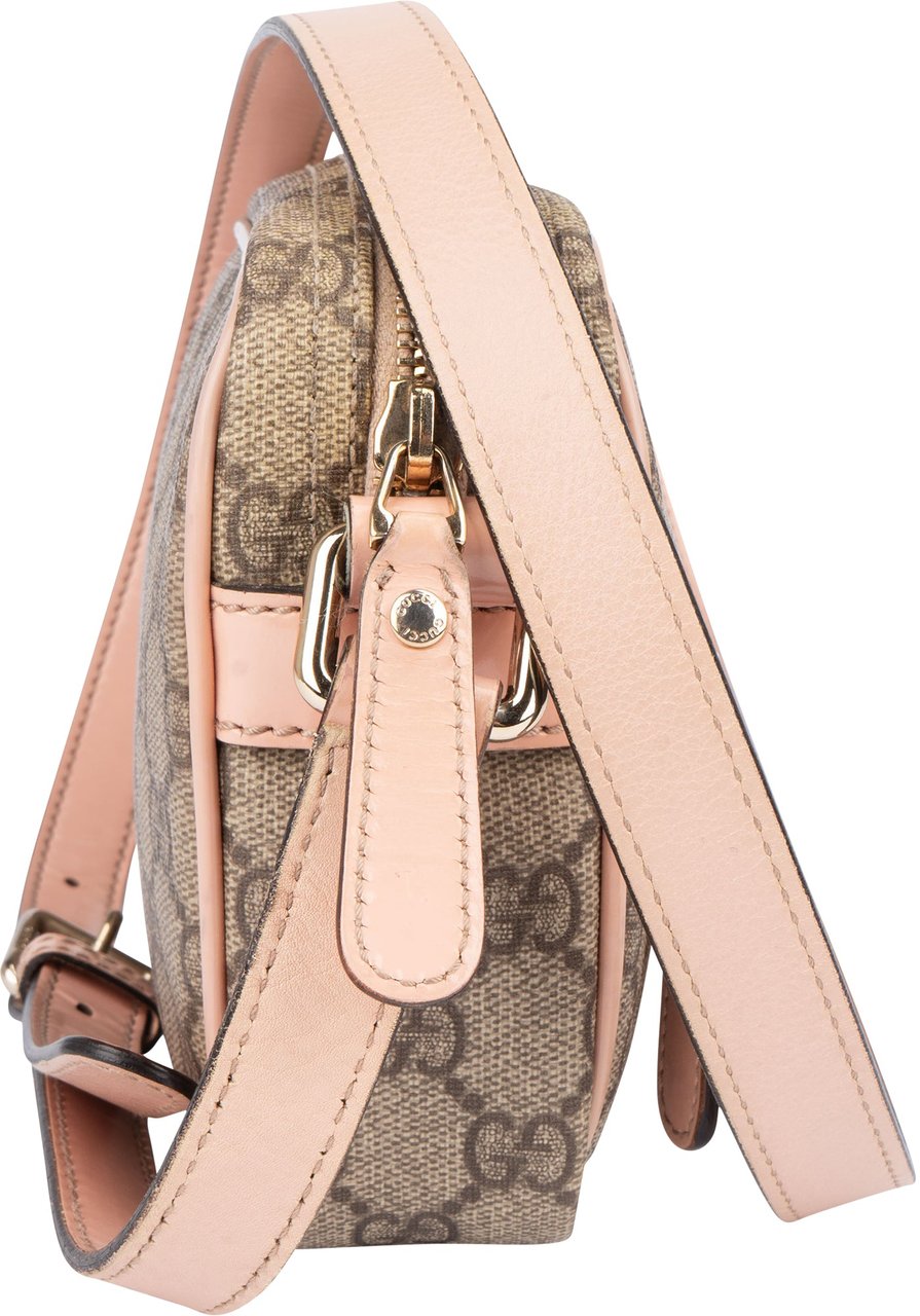 Gucci Gucci GG Supreme Monogram Crossbody Bag Bruin