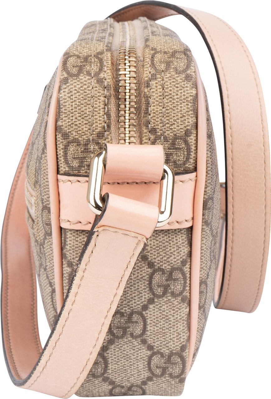 Gucci Gucci GG Supreme Monogram Crossbody Bag Bruin