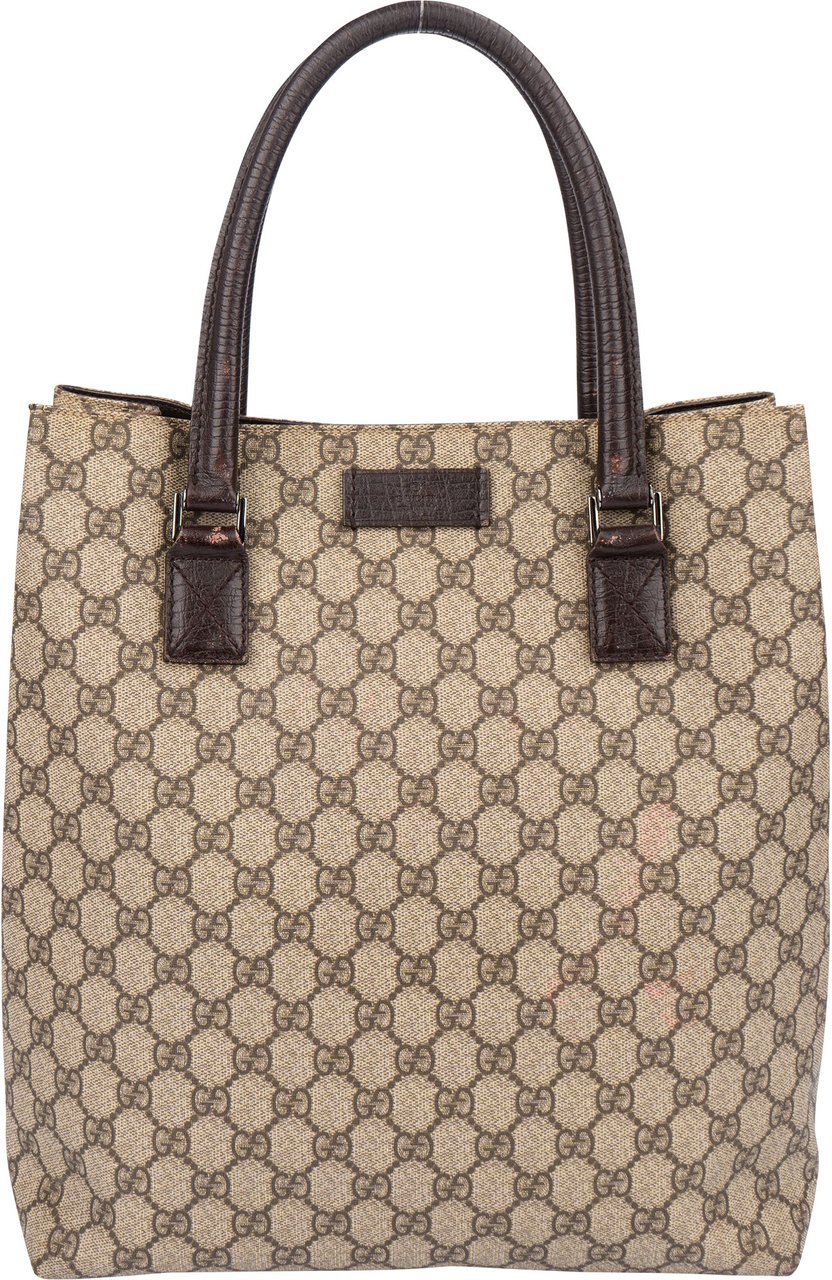Gucci Gucci GG Supreme Monogram Handbag Bruin