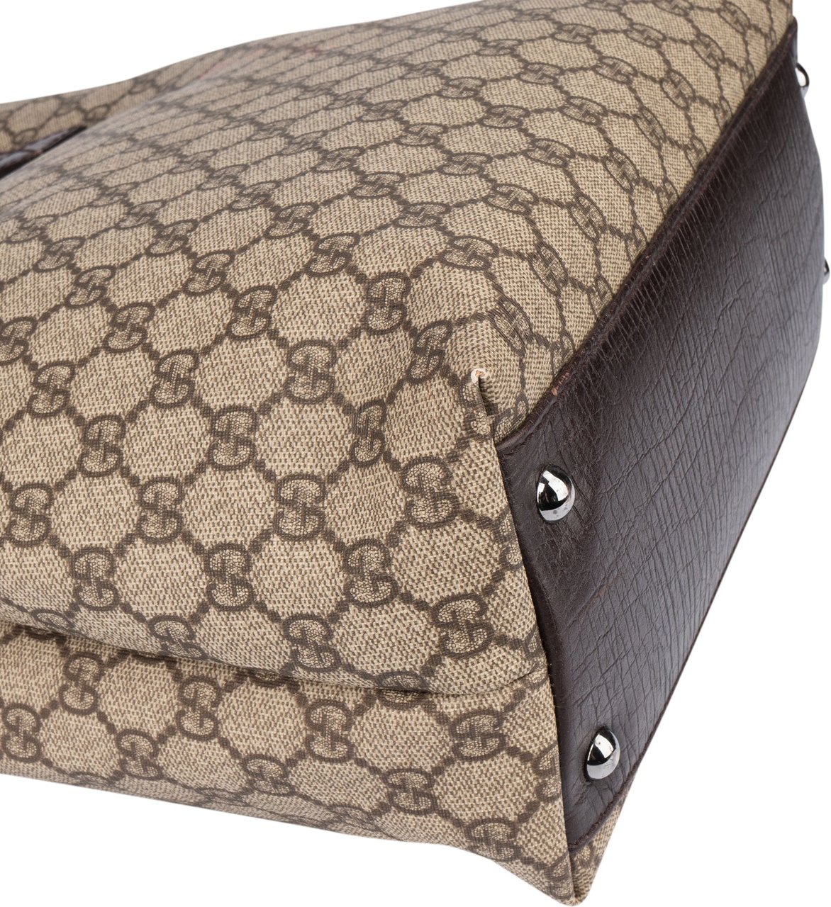 Gucci Gucci GG Supreme Monogram Handbag Bruin