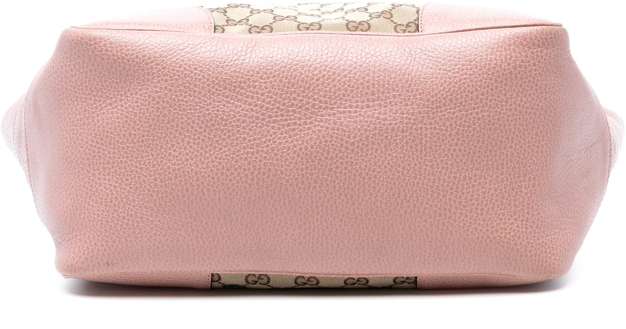 Gucci GG Canvas Bree Zippered Tote Bruin