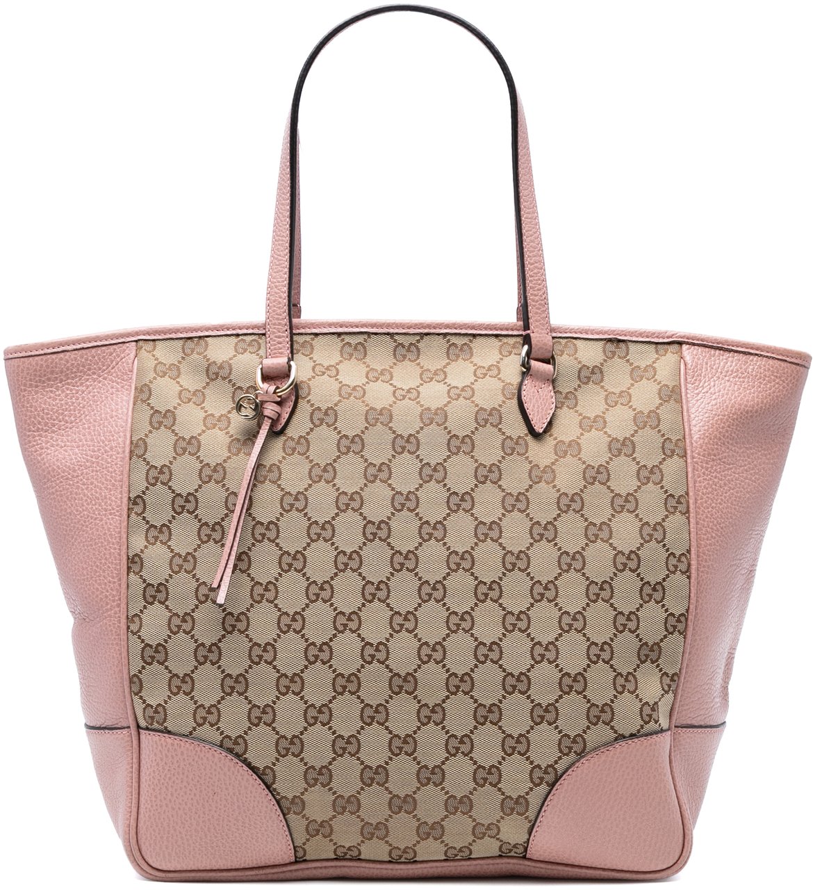 Gucci GG Canvas Bree Zippered Tote Bruin