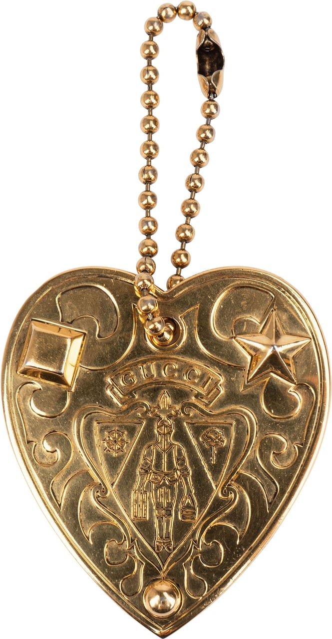 Gucci Gucci Golden Knight Heart Bags Pendant Divers