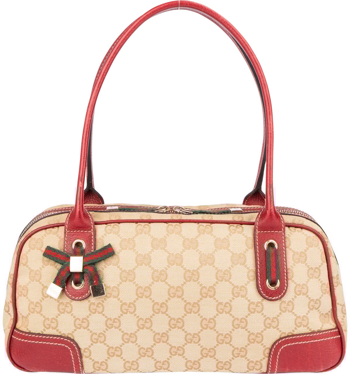 Gucci Gucci GG Monogram Princy Handbag Beige