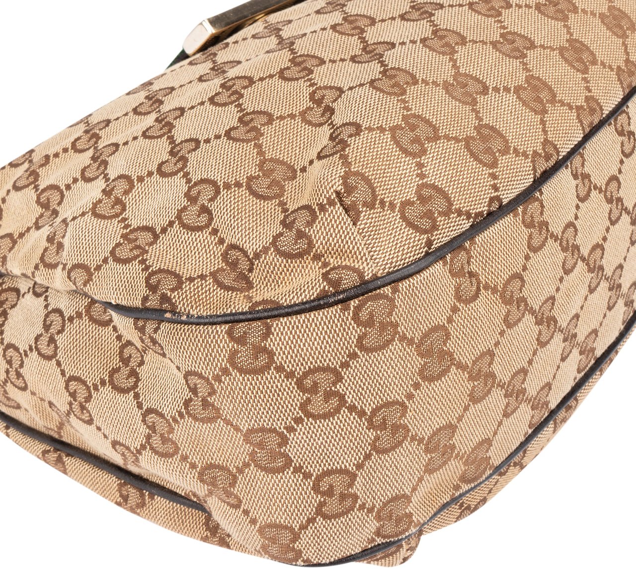 Gucci Gucci GG Monogram Cherry Line Handbag Bruin