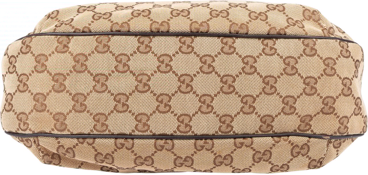 Gucci Gucci GG Monogram Cherry Line Handbag Bruin