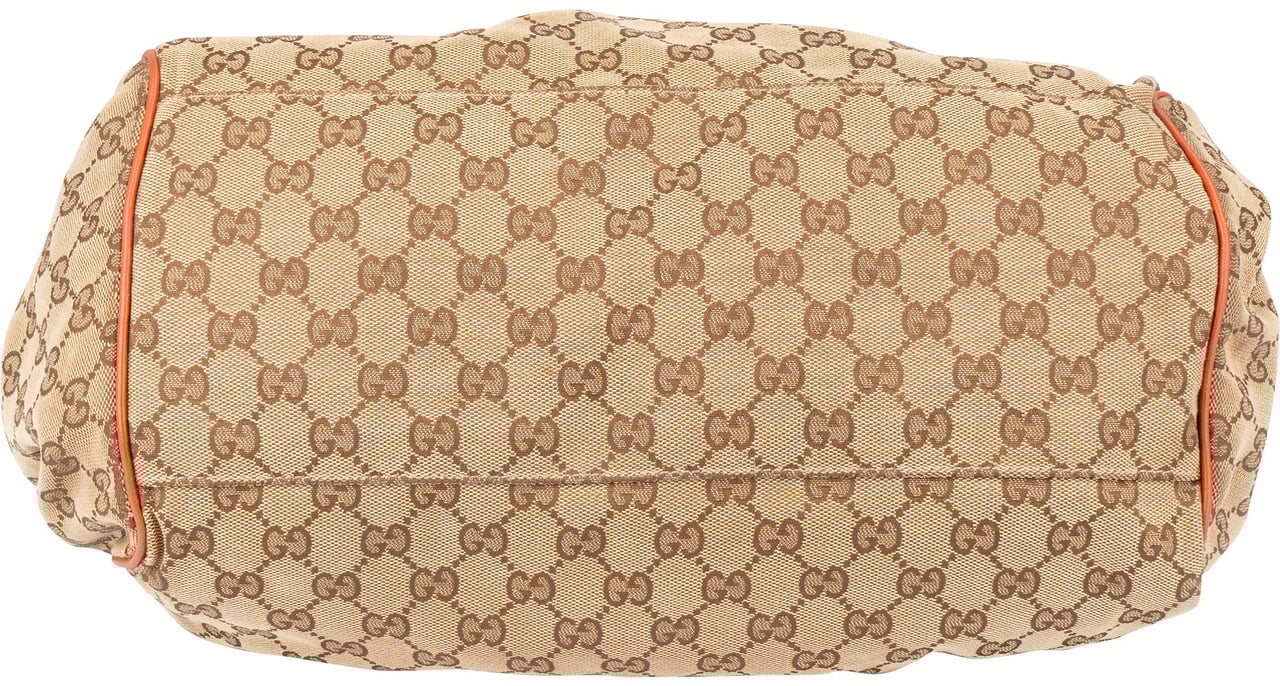 Gucci Gucci GG Monogram Sukey Handbag Bruin