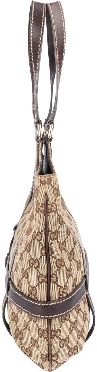 Gucci Gucci GG Monogram Central Handbag Bruin