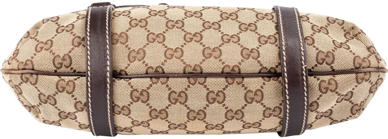 Gucci Gucci GG Monogram Central Handbag Bruin