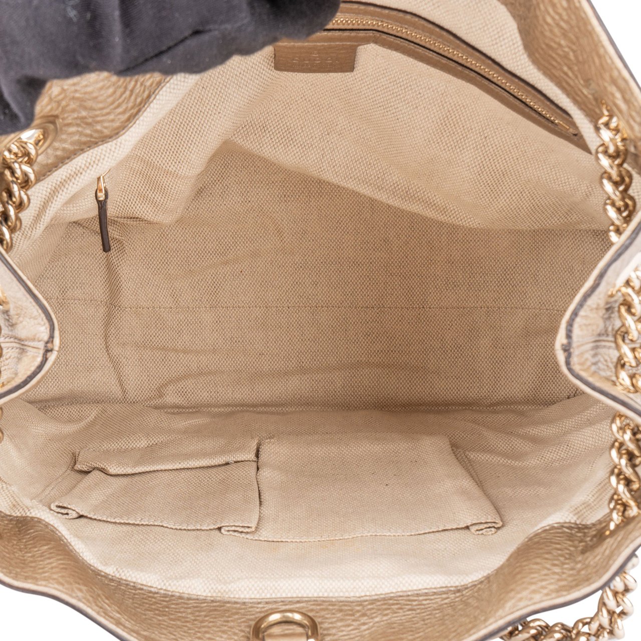 Gucci Gucci Leather GG Soho Shoulder Bag Divers