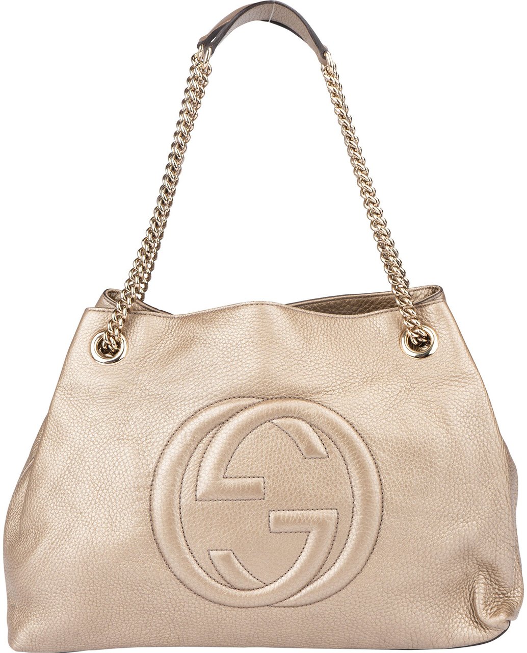 Gucci Gucci Leather GG Soho Shoulder Bag Divers