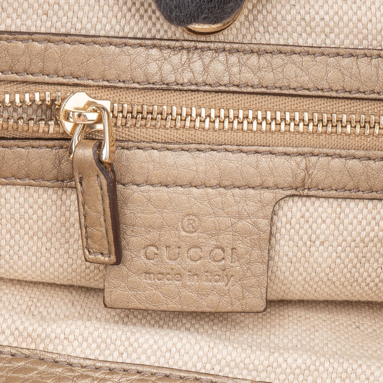 Gucci Gucci Leather GG Soho Shoulder Bag Divers