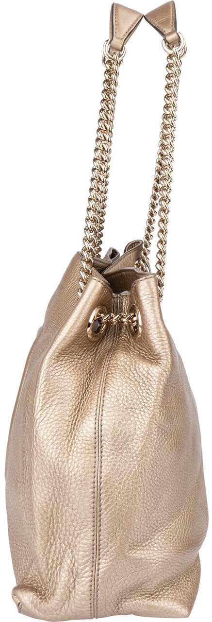 Gucci Gucci Leather GG Soho Shoulder Bag Divers